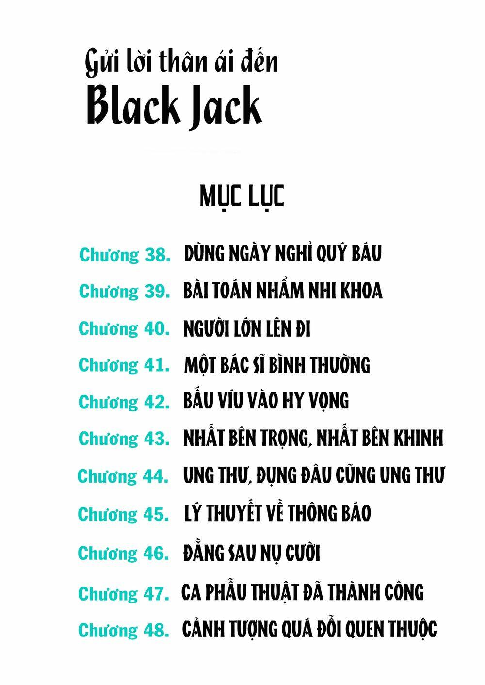 give my regards to black jack chapter 38: - dùng ngày nghỉ quý báu - Trang 2