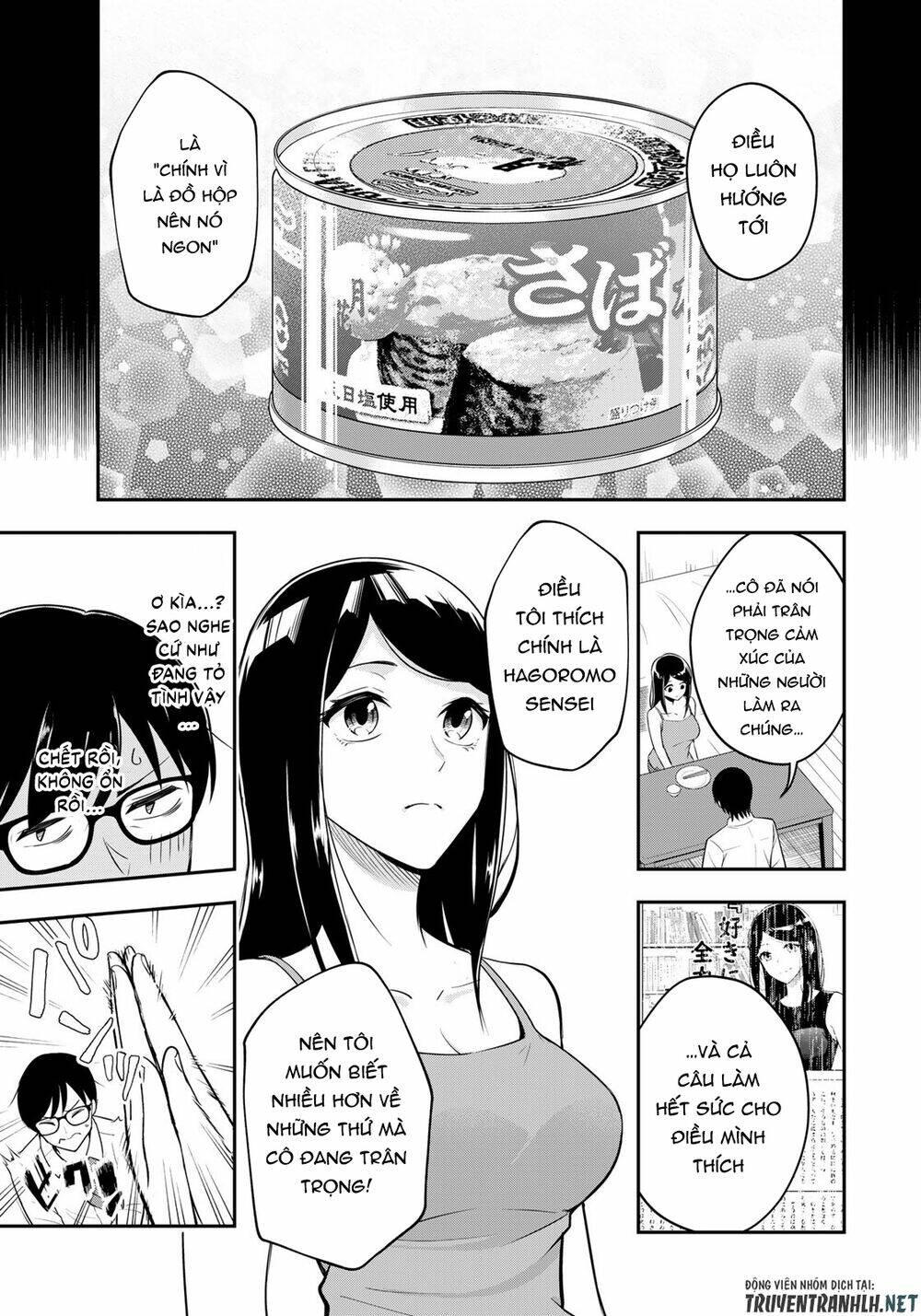 hagoromo-sensei wa kyou mo kandzume chapter 2 - Trang 2