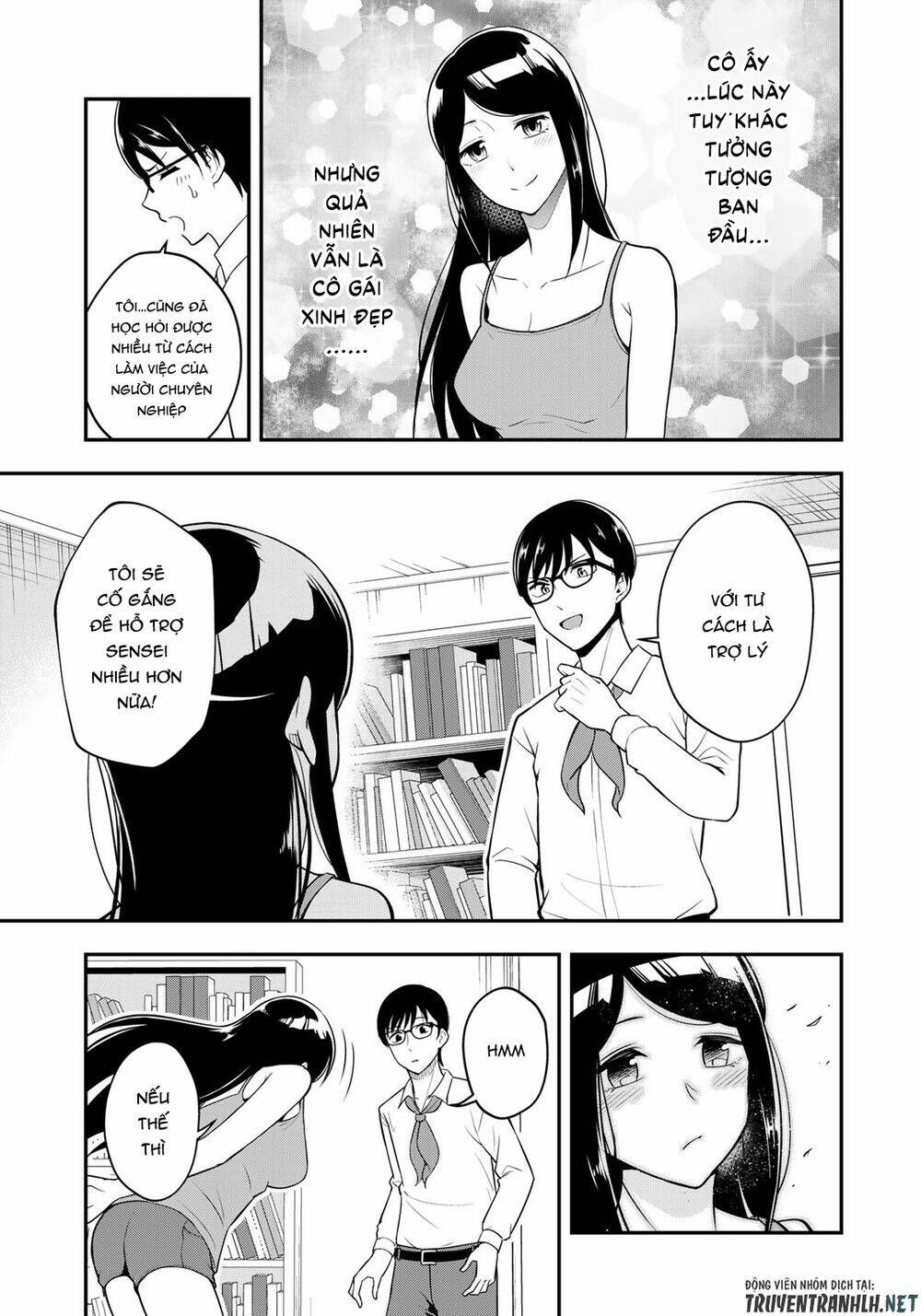 hagoromo-sensei wa kyou mo kandzume chapter 2 - Trang 2