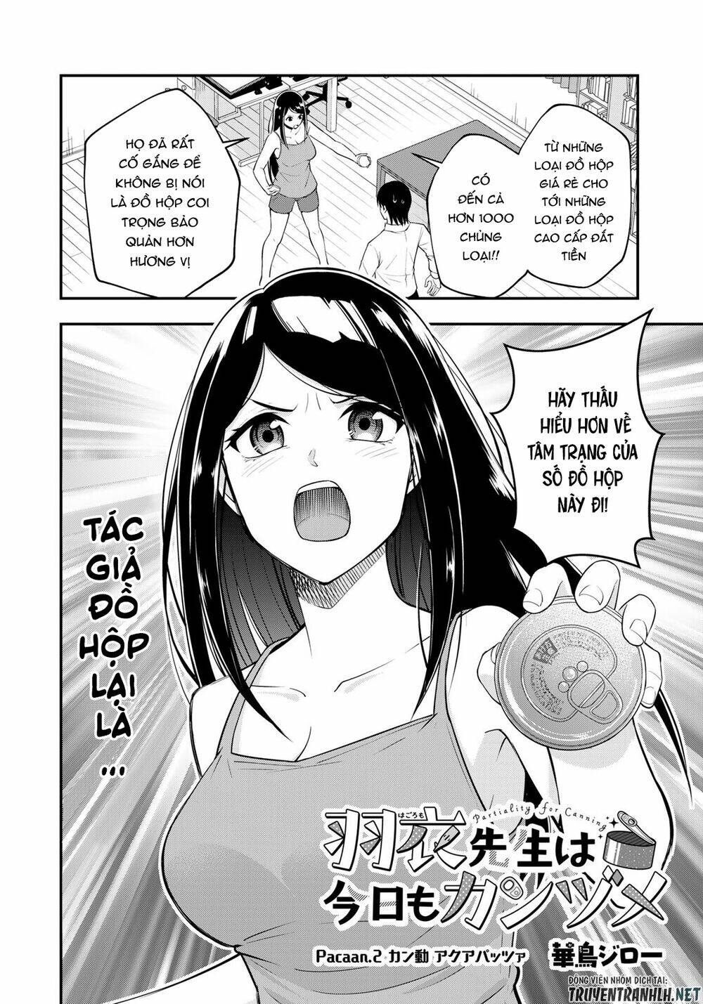 hagoromo-sensei wa kyou mo kandzume chapter 2 - Trang 2