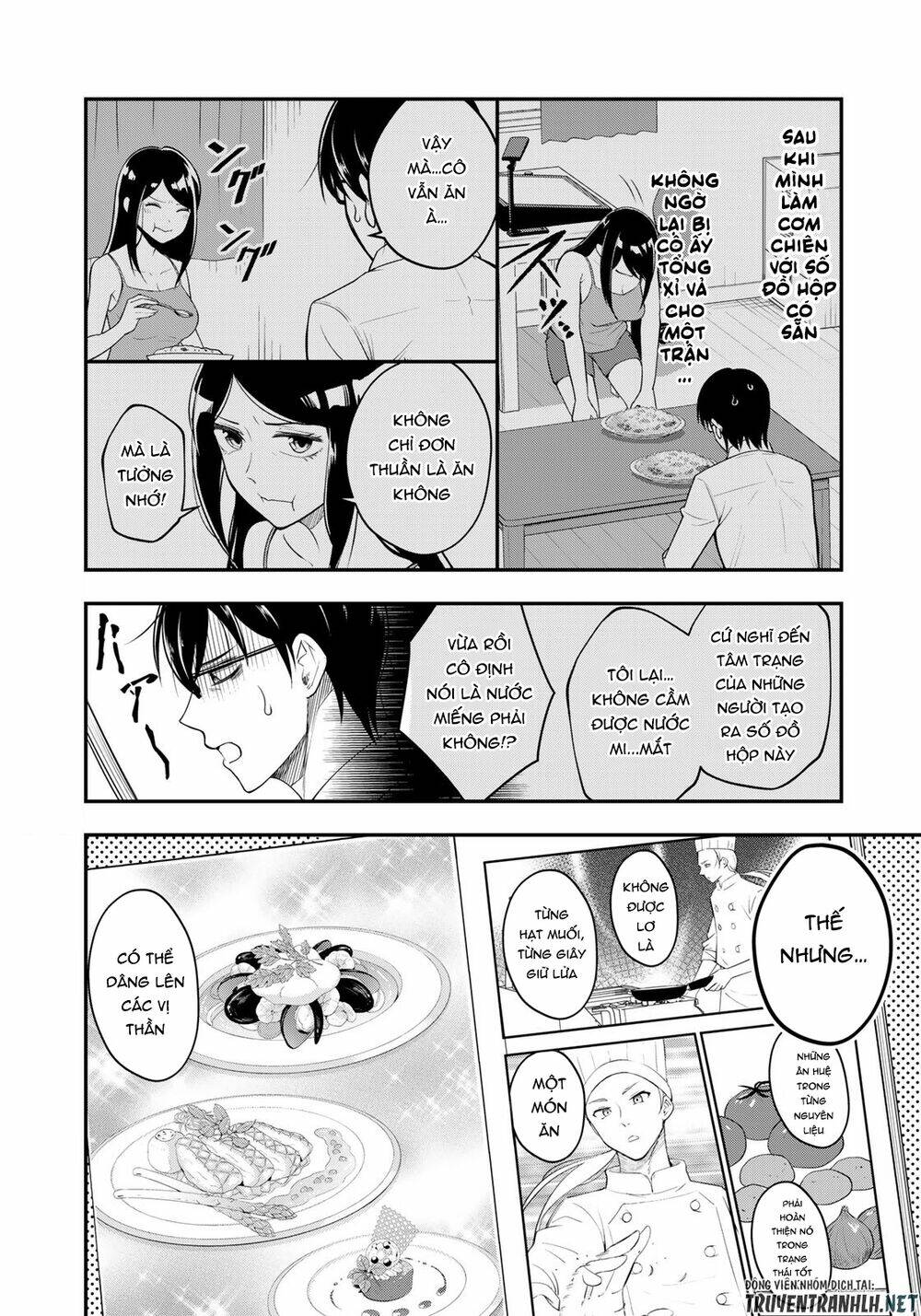 hagoromo-sensei wa kyou mo kandzume chapter 2 - Trang 2