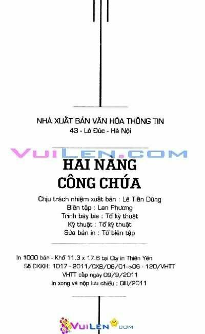 Hai Nàng Công Chúa Chapter 3 - Trang 2