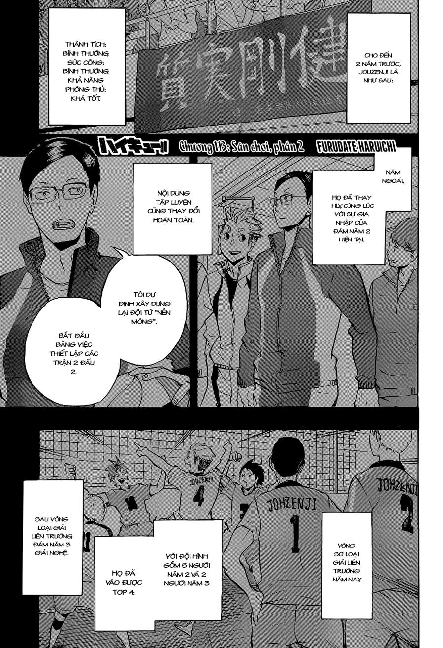 haikyuu chapter 113 - Trang 3