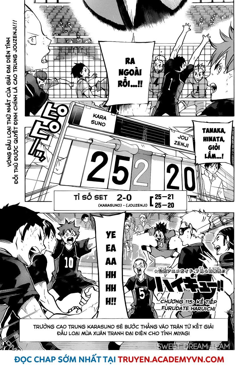 haikyuu chapter 115 - Trang 3