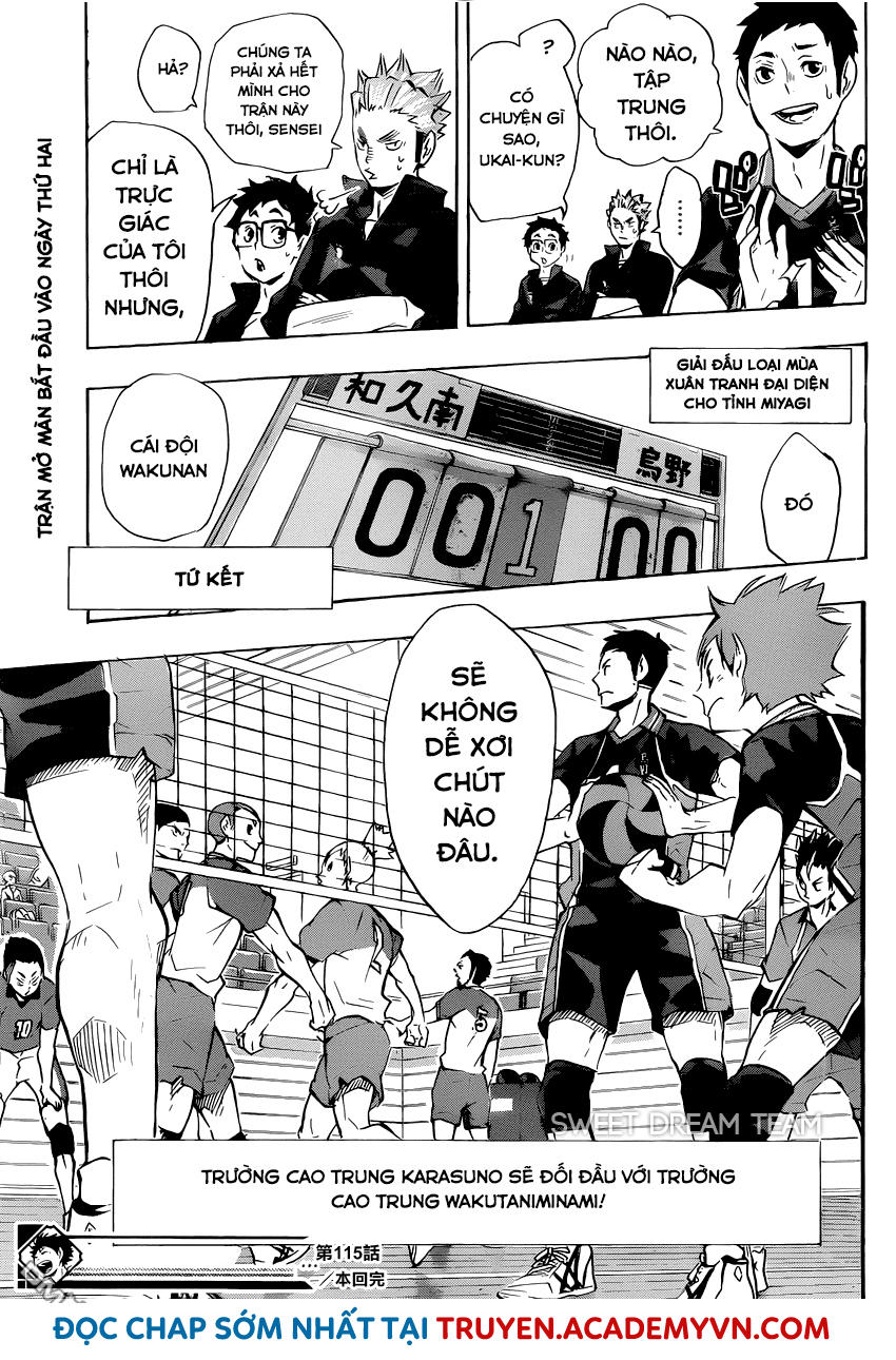 haikyuu chapter 115 - Trang 3