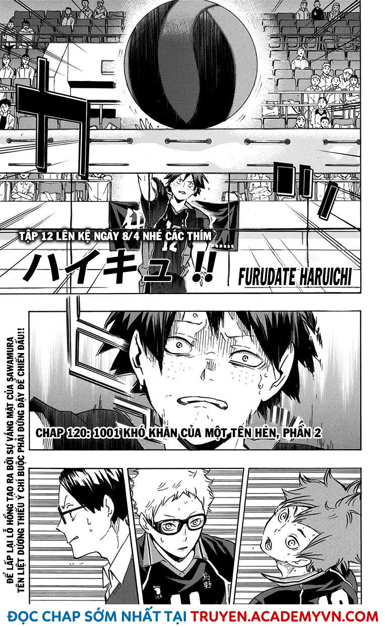 haikyuu chapter 120 - Trang 3