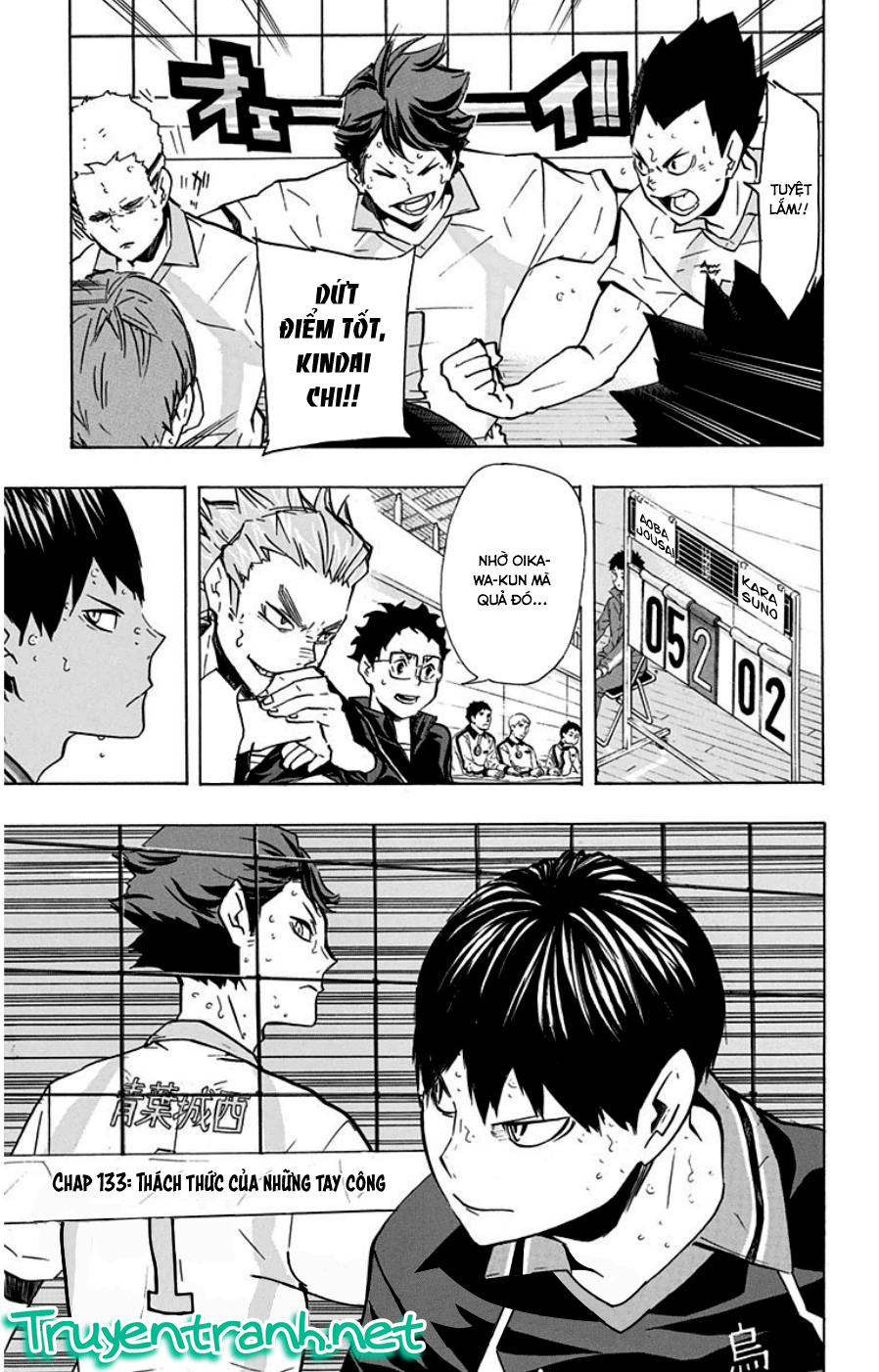 haikyuu chapter 133 - Trang 3