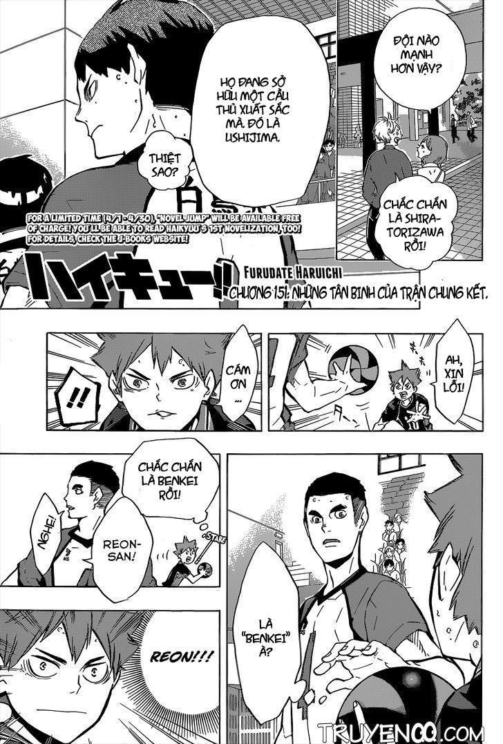 haikyuu chapter 151 - Trang 3