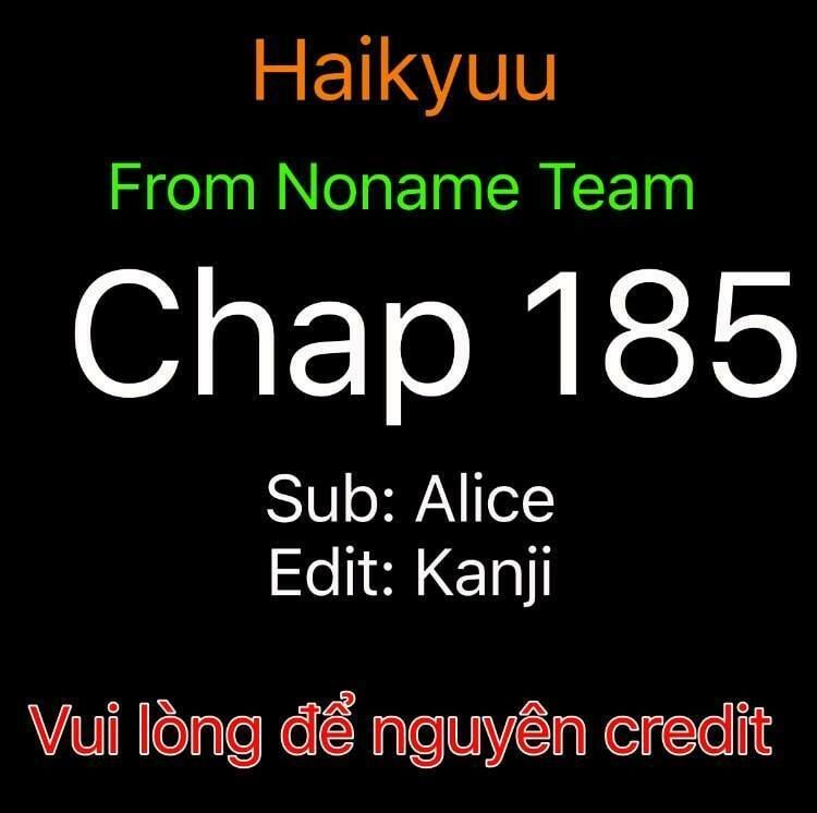 haikyuu chapter 185 - Trang 3