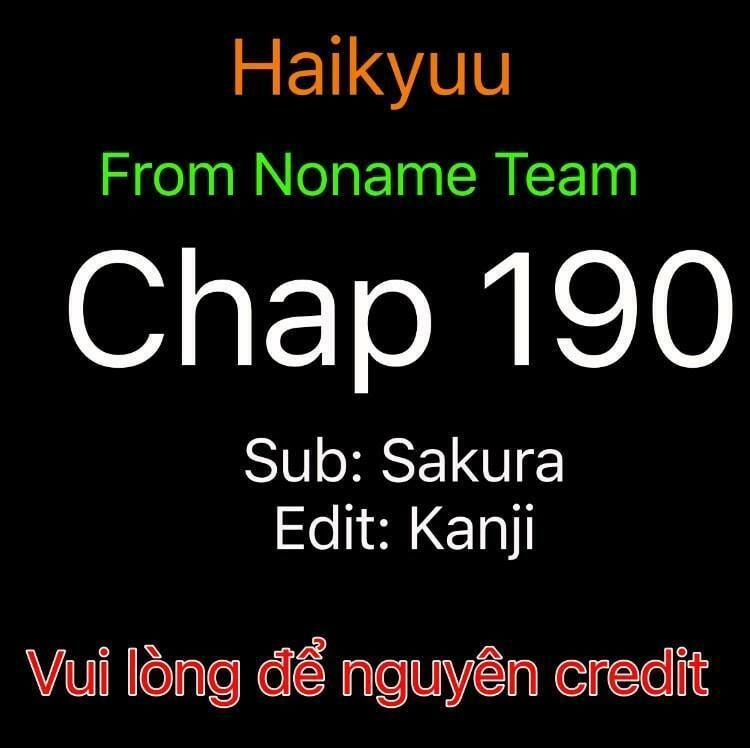 haikyuu chapter 190 - Trang 3