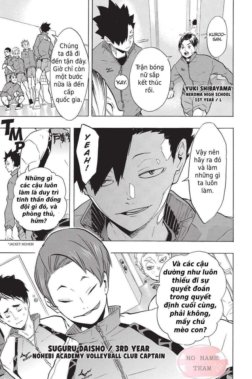 haikyuu chapter 190 - Trang 3