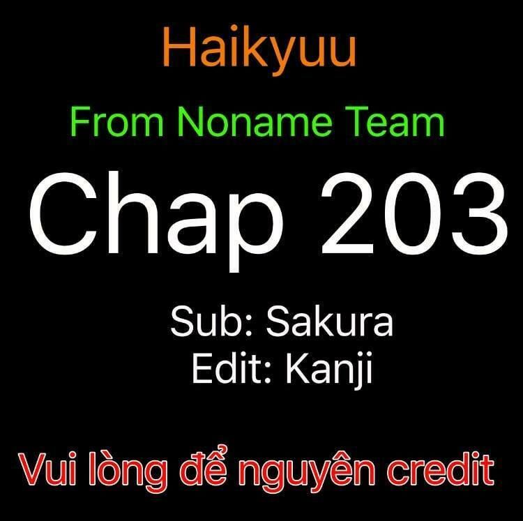 haikyuu chapter 203 - Trang 3