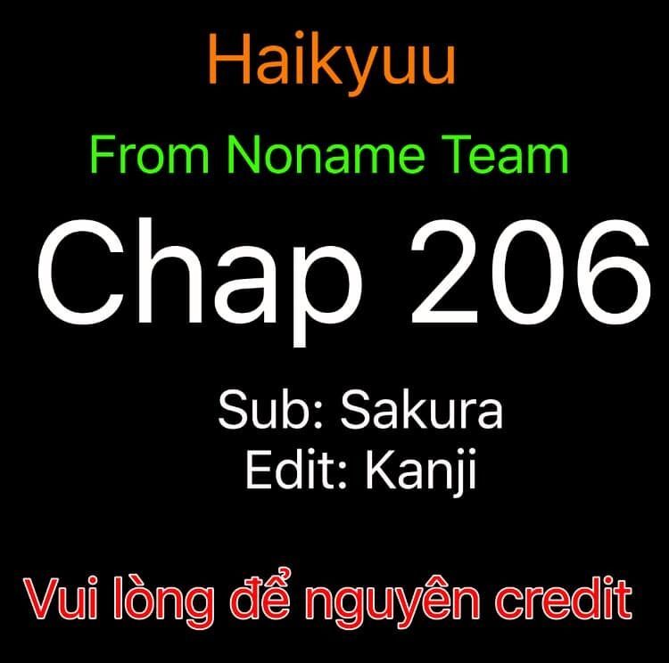 haikyuu chapter 206 - Trang 3