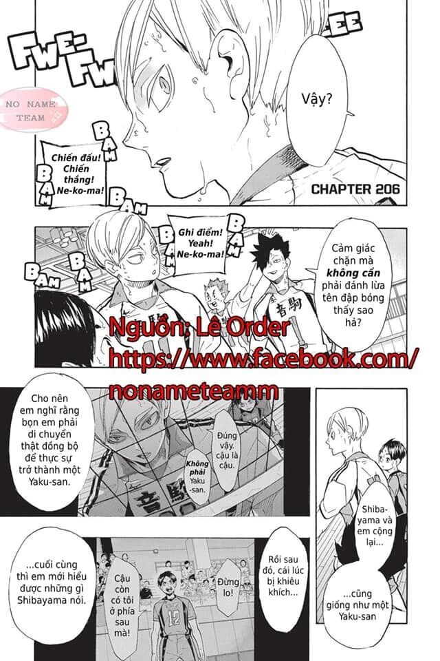 haikyuu chapter 206 - Trang 3