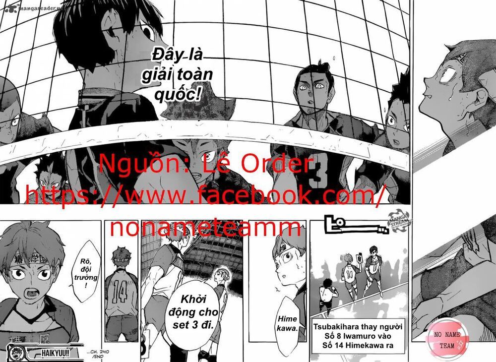 haikyuu chapter 240 - Trang 3