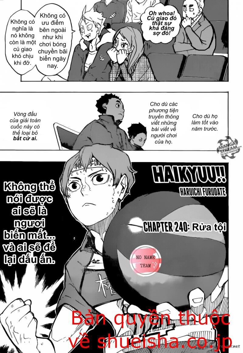 haikyuu chapter 240 - Trang 3