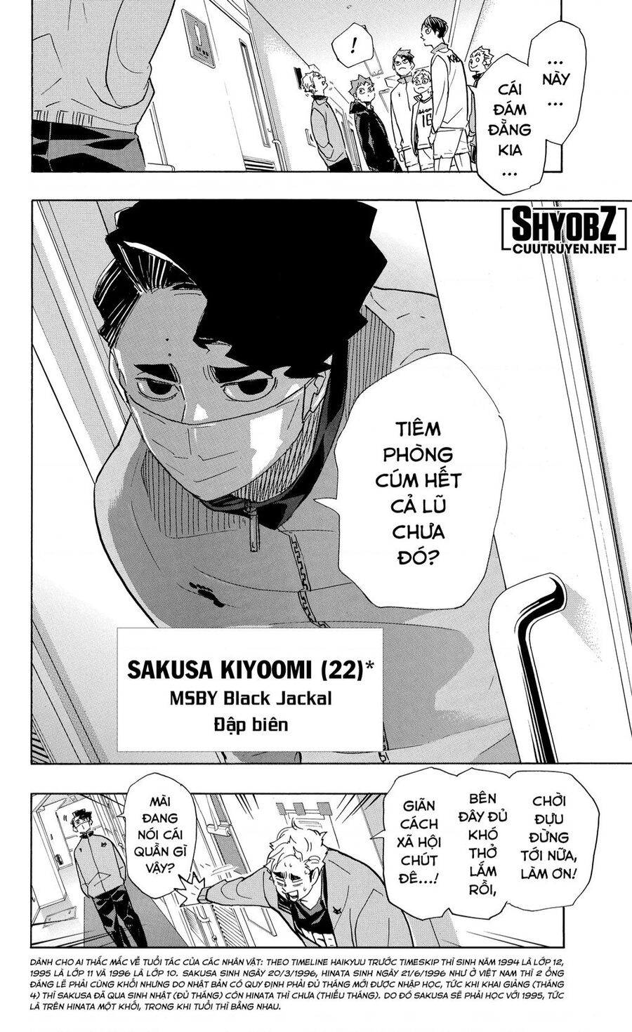 haikyuu chapter 379 - Trang 3