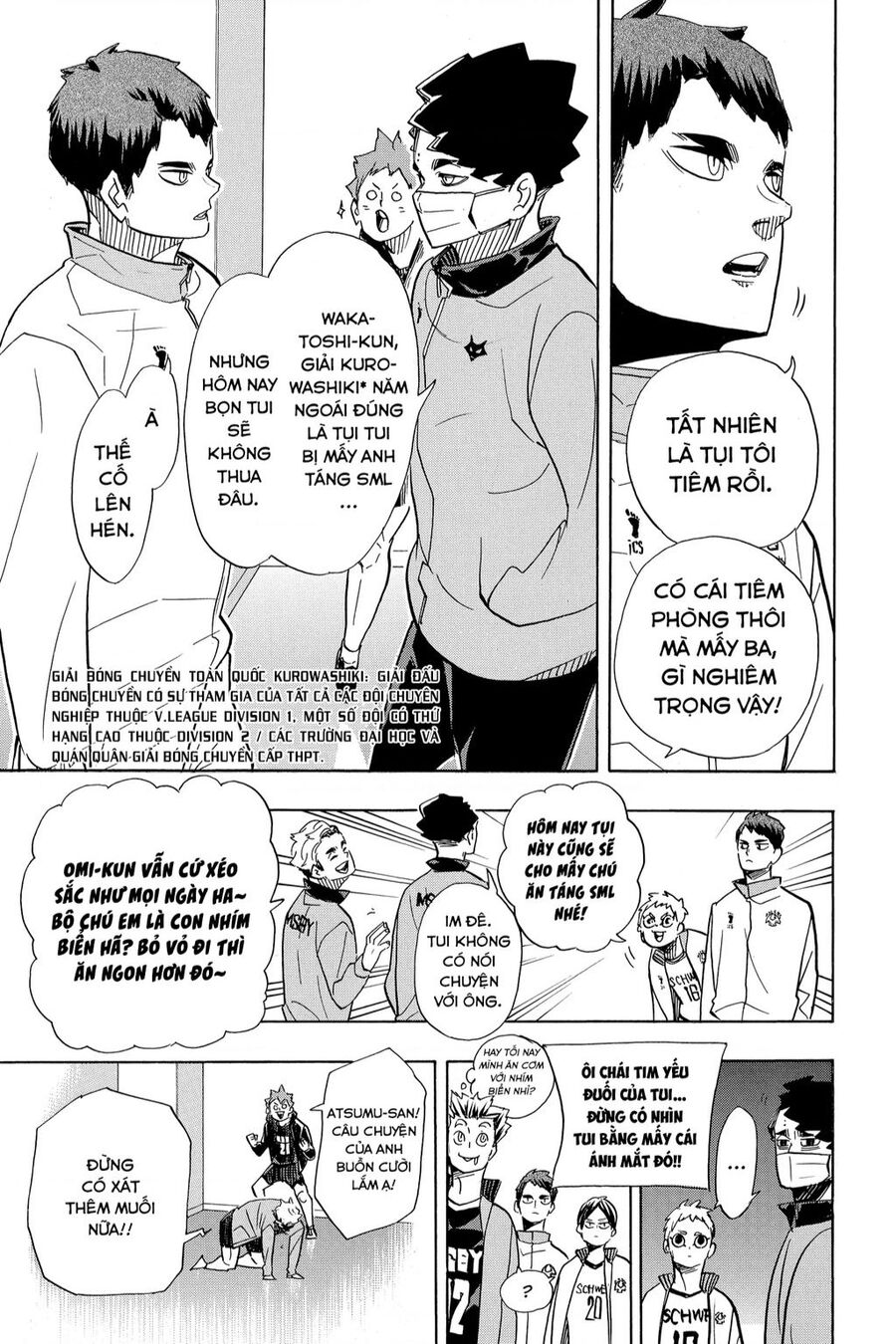 haikyuu chapter 379 - Trang 3