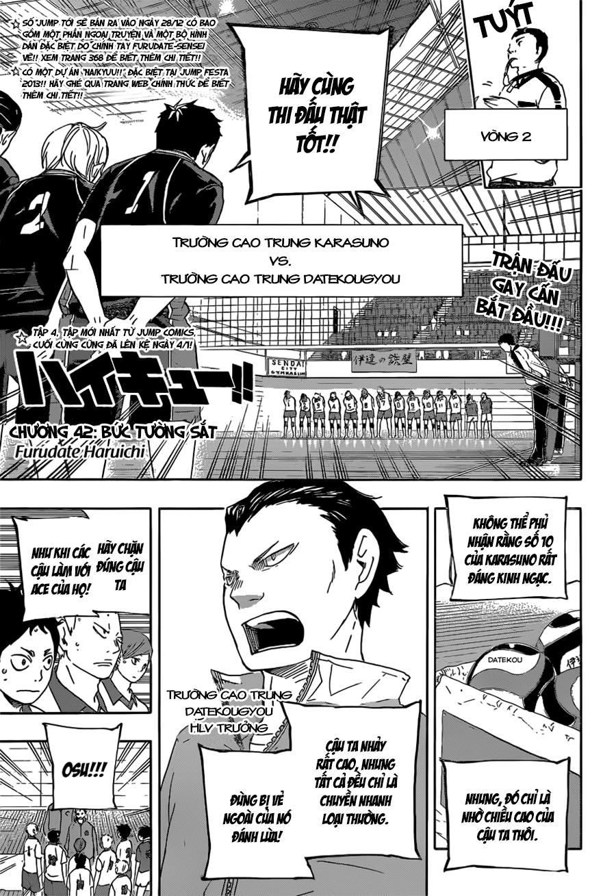 haikyuu chapter 42 - Trang 3