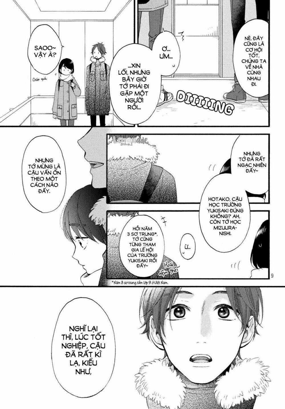 hananoi-kun và căn bệnh tình yêu chapter 10 - Next chapter 11