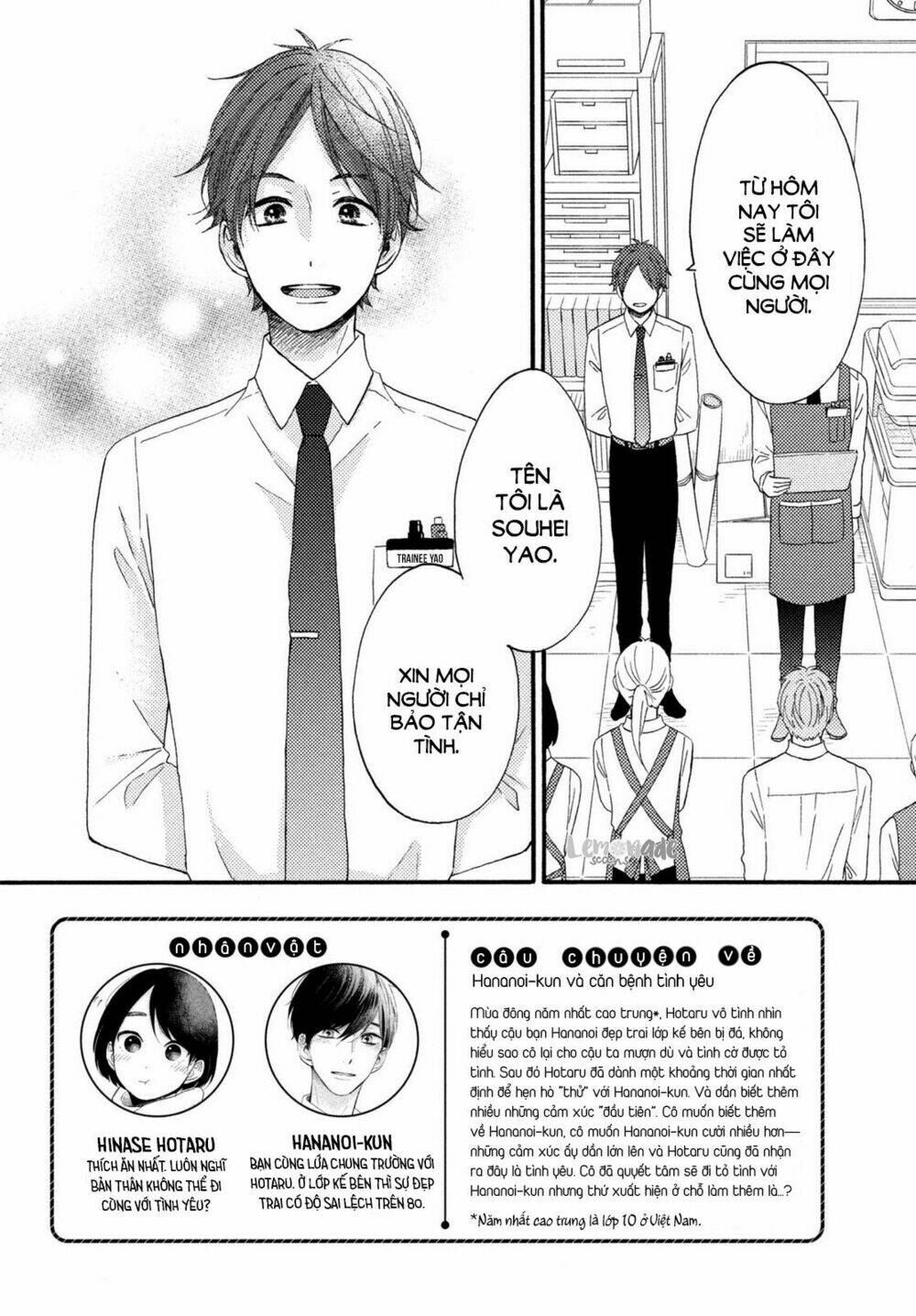 hananoi-kun và căn bệnh tình yêu chapter 10 - Next chapter 11