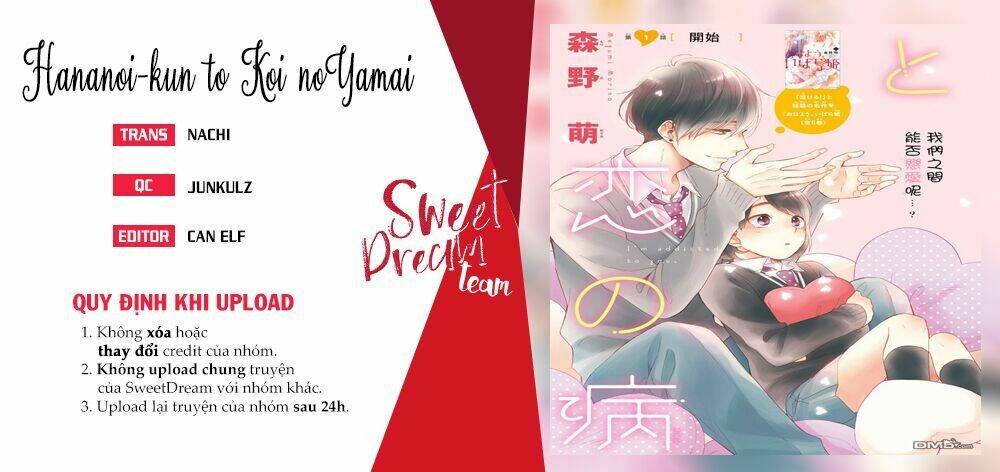 hananoi-kun và căn bệnh tình yêu chapter 3 - Trang 2