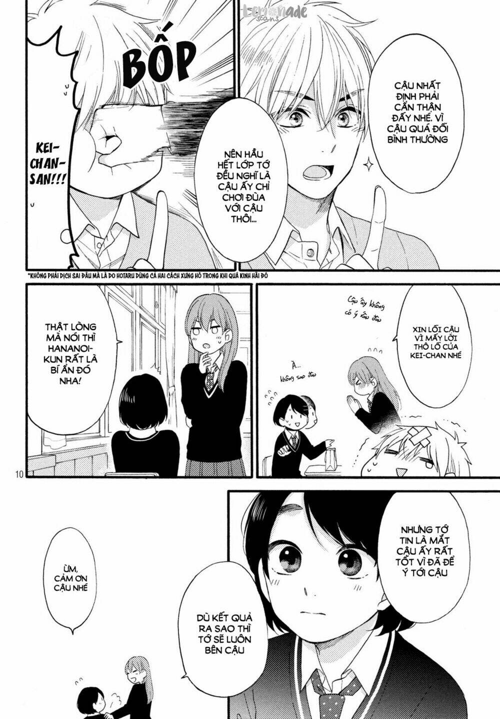 hananoi-kun và căn bệnh tình yêu chapter 3 - Trang 2