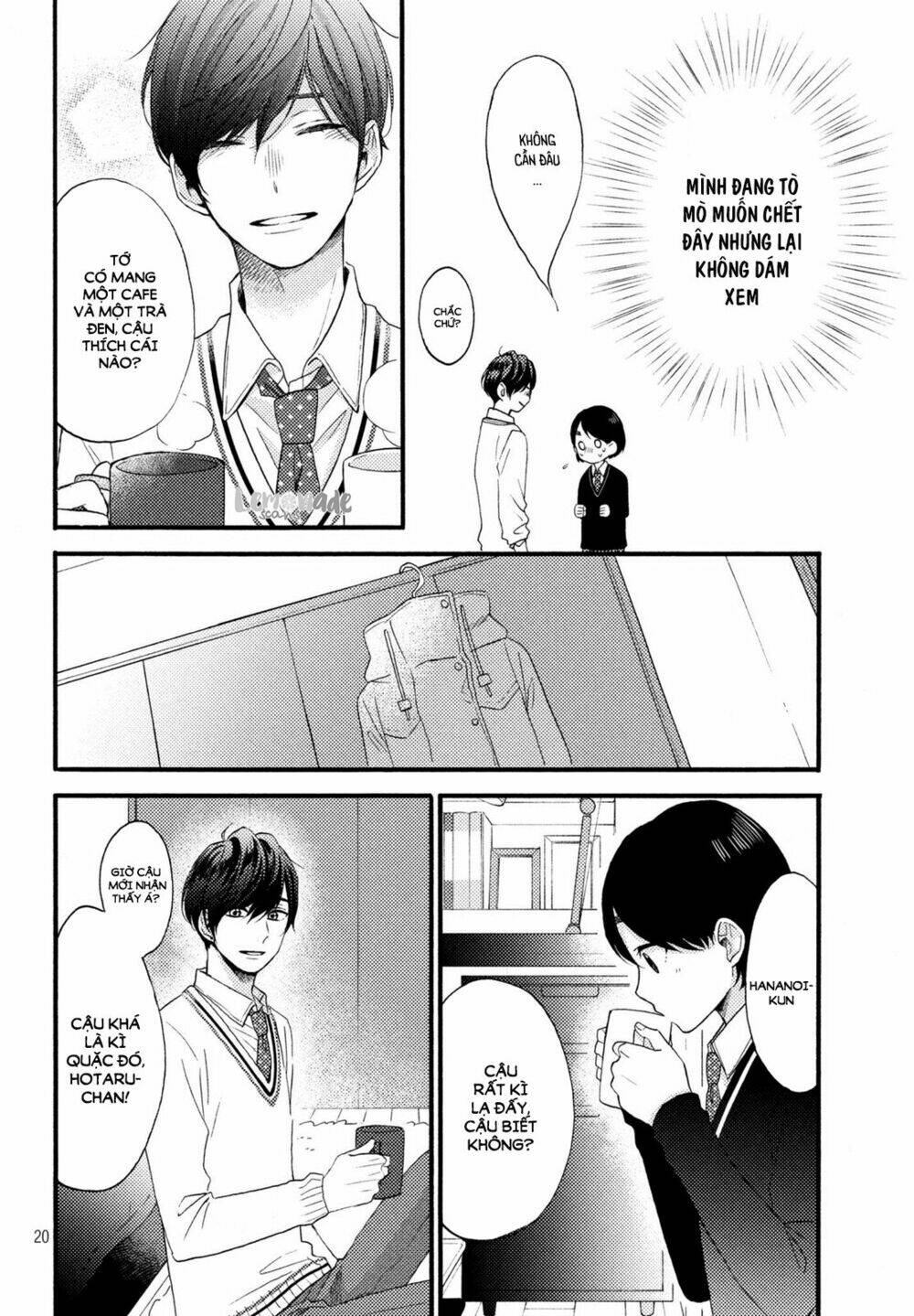 hananoi-kun và căn bệnh tình yêu chapter 3 - Trang 2