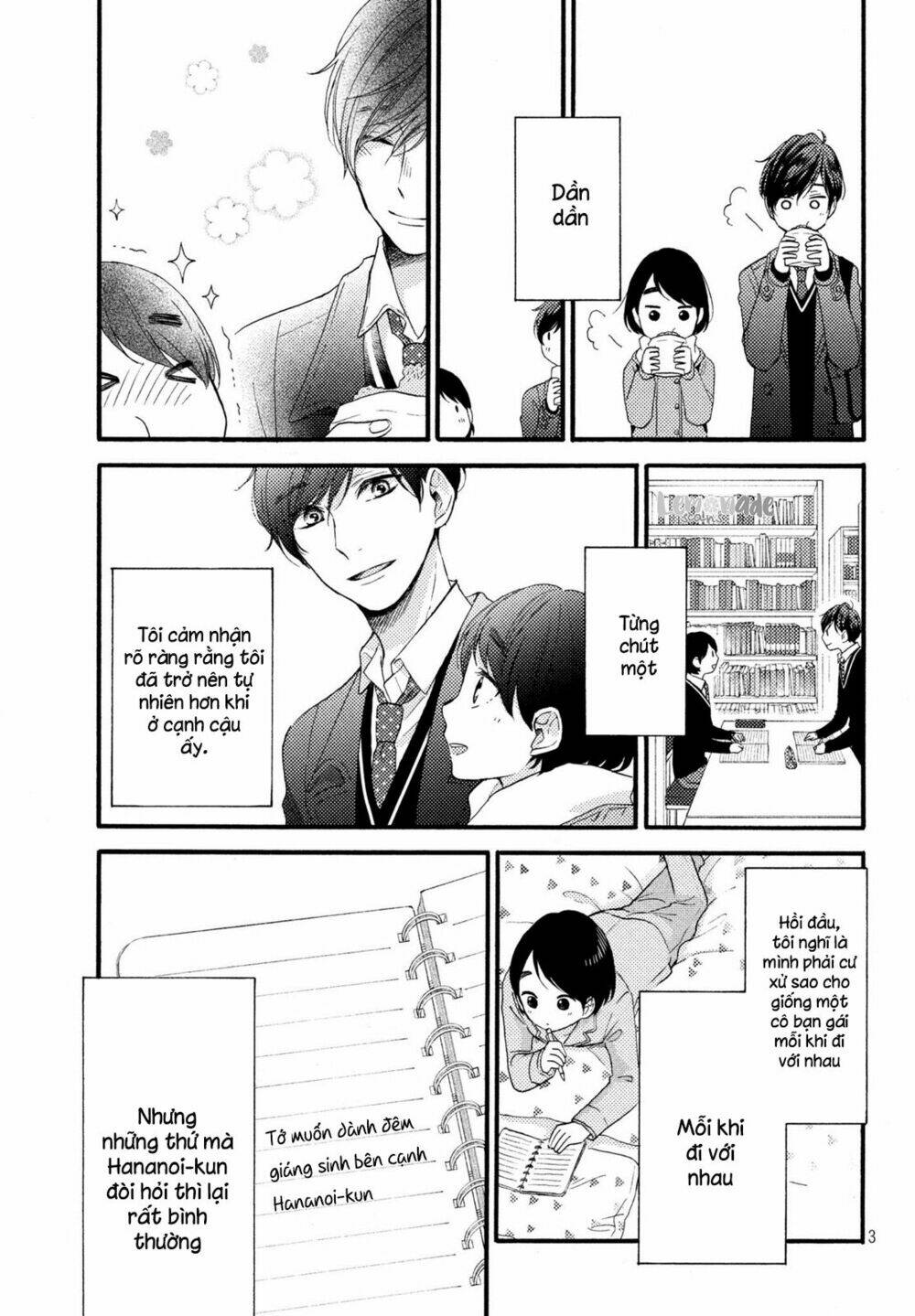 hananoi-kun và căn bệnh tình yêu chapter 3 - Trang 2