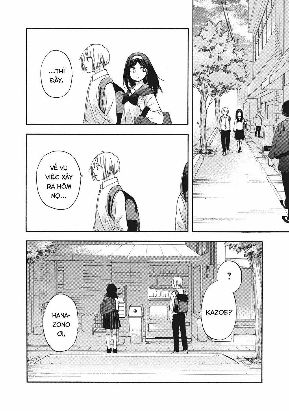 hanazono and kazoe's bizzare after school rendezvous chapter 8 - Trang 2