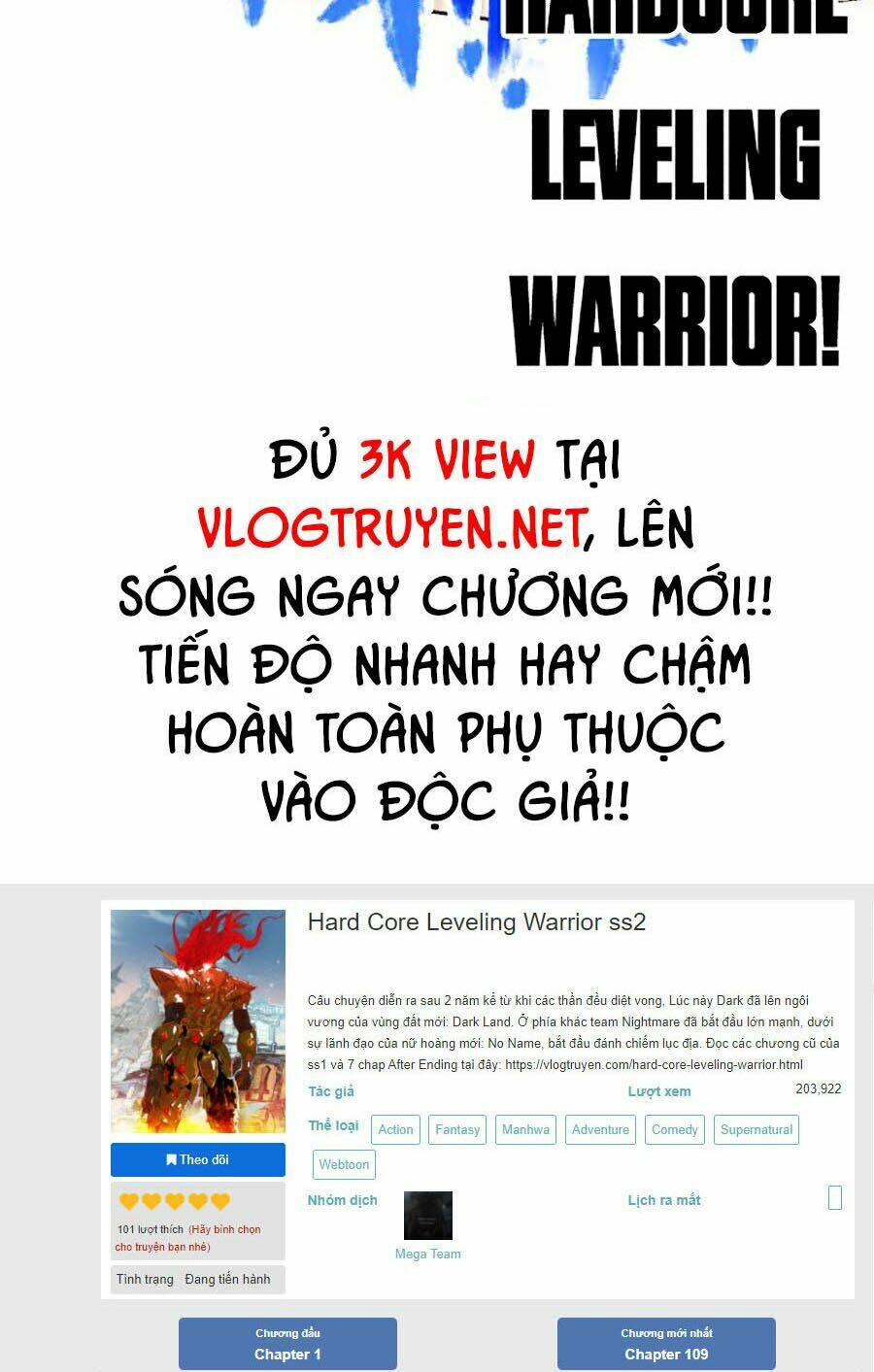 hard core leveling warrior ss2 chapter 112 - Trang 2