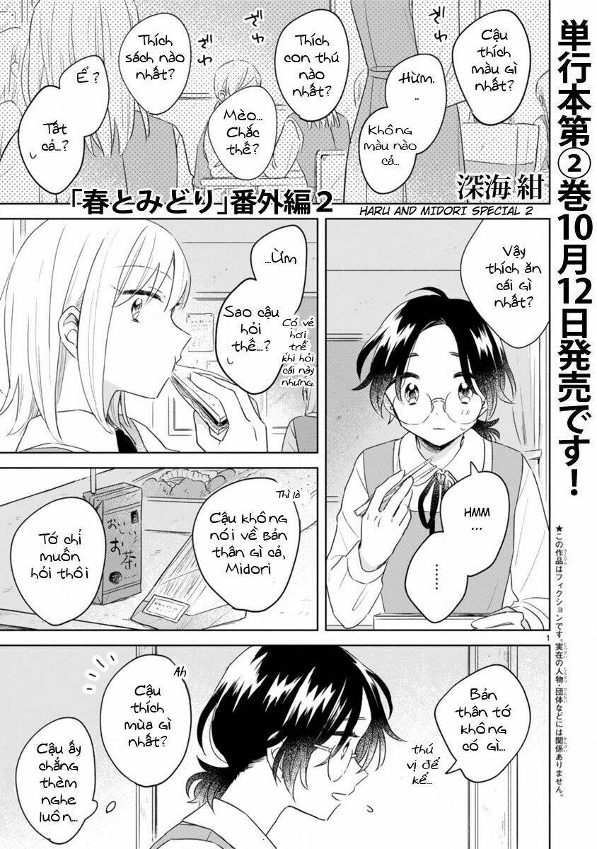 Haru And Midori Chapter 9.5 - Trang 2