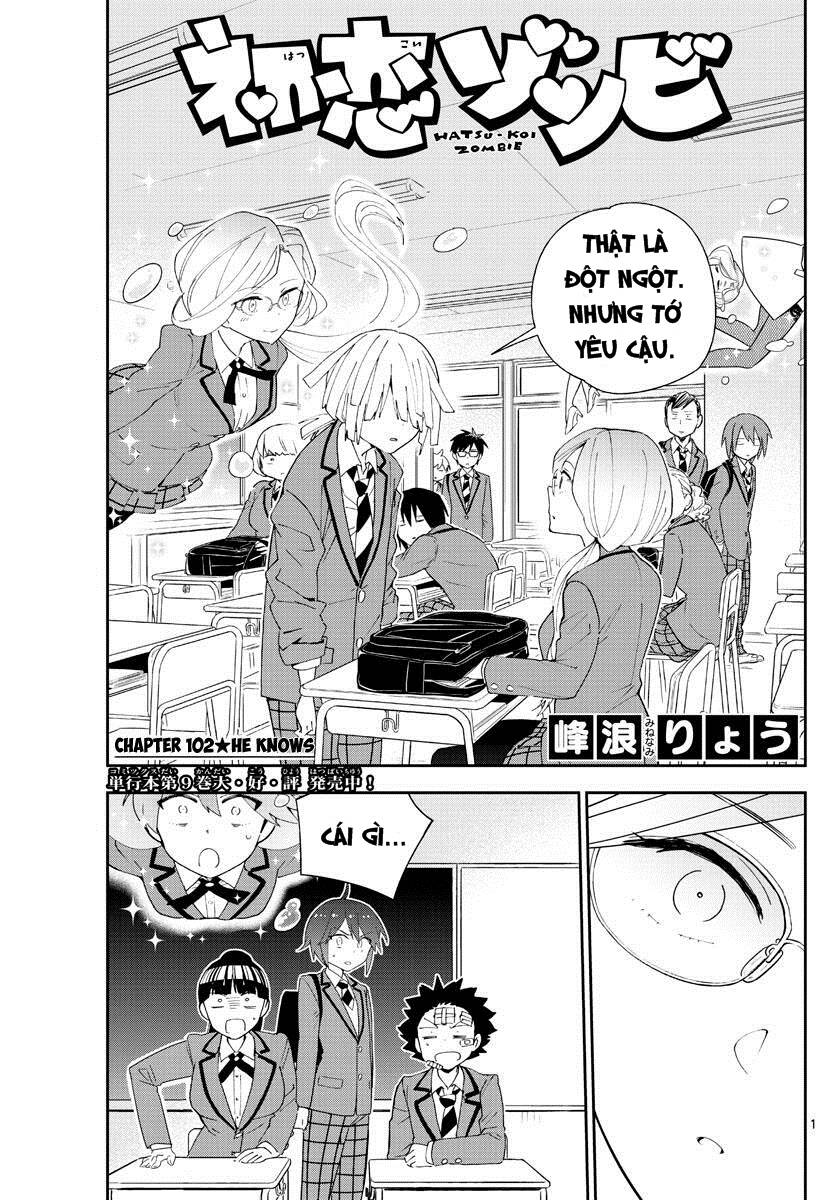 Hatsukoi Zombie Chapter 102 - Trang 2