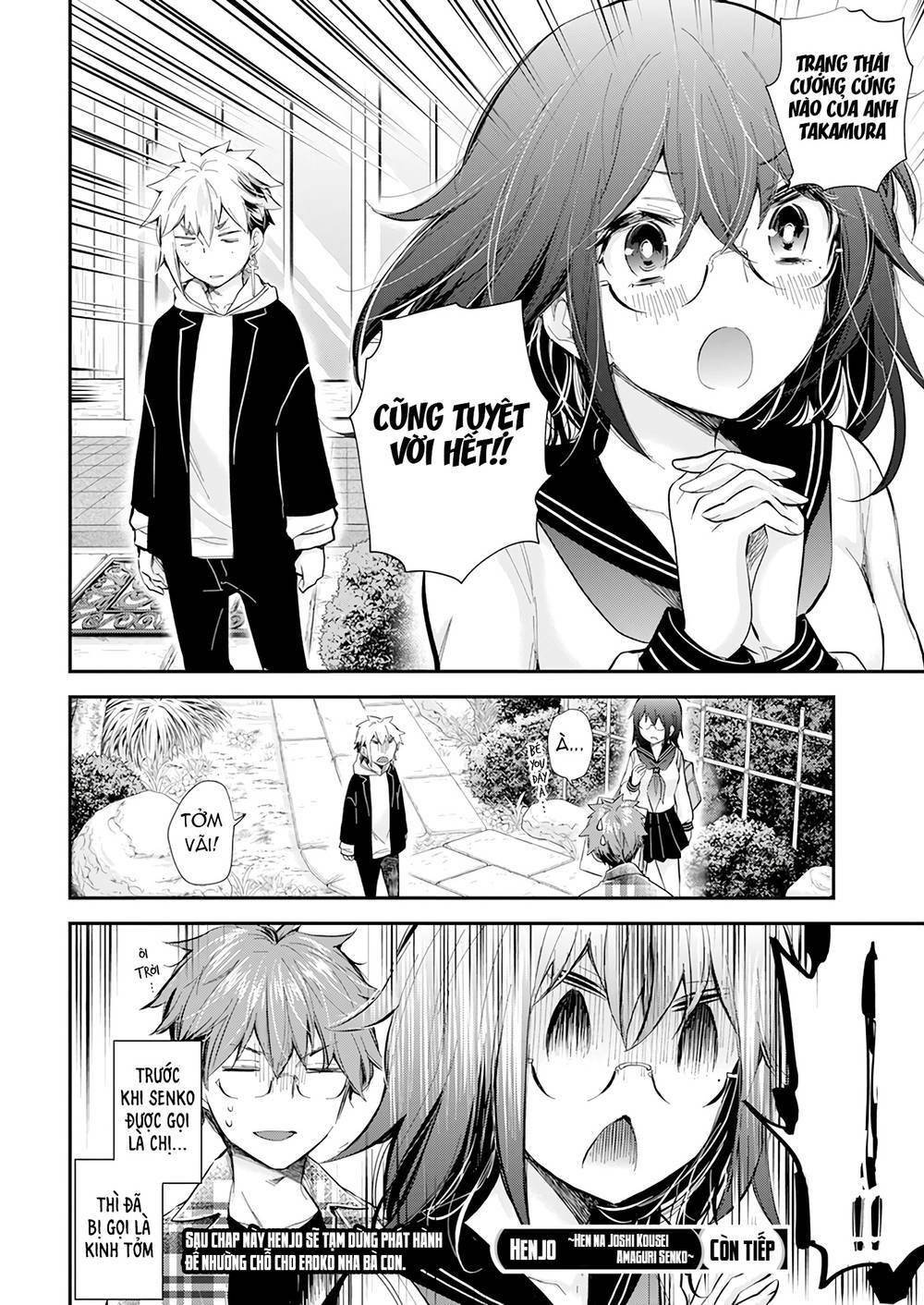 henjo - hen na joshi kousei amaguri chiko chapter 113 - Trang 2