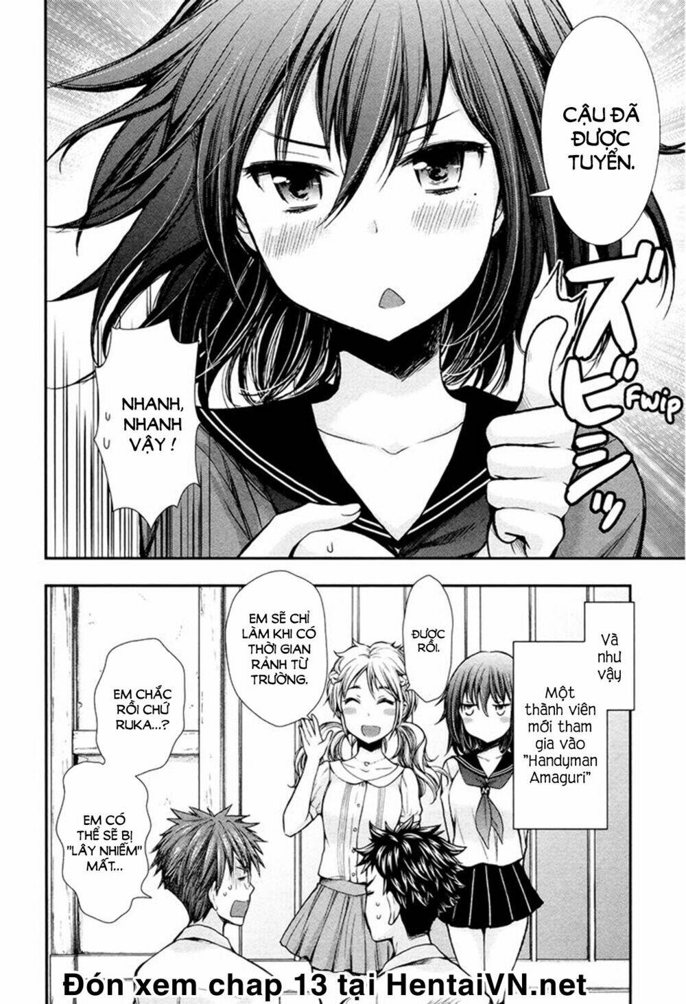 henjo - hen na joshi kousei amaguri chiko chapter 12 - Trang 2