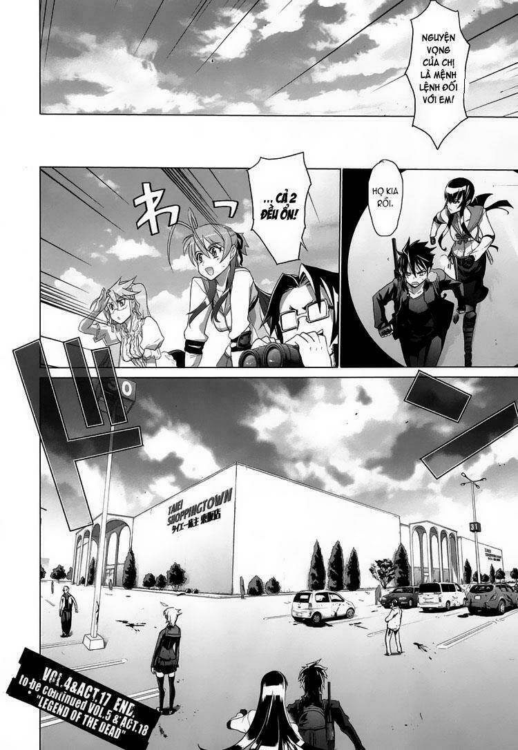 highschool of the dead chapter 17: - bãi cỏ và người c ... - Trang 2