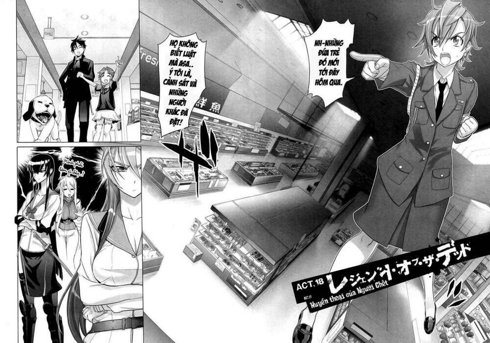 highschool of the dead chapter 18: - huyền thoại của n ... - Next chapter 19: - lá cờ của cái chế ...