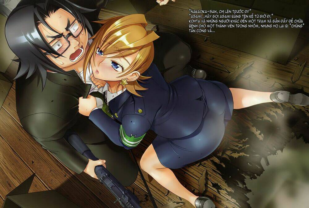 highschool of the dead chapter 18: - huyền thoại của n ... - Next chapter 19: - lá cờ của cái chế ...