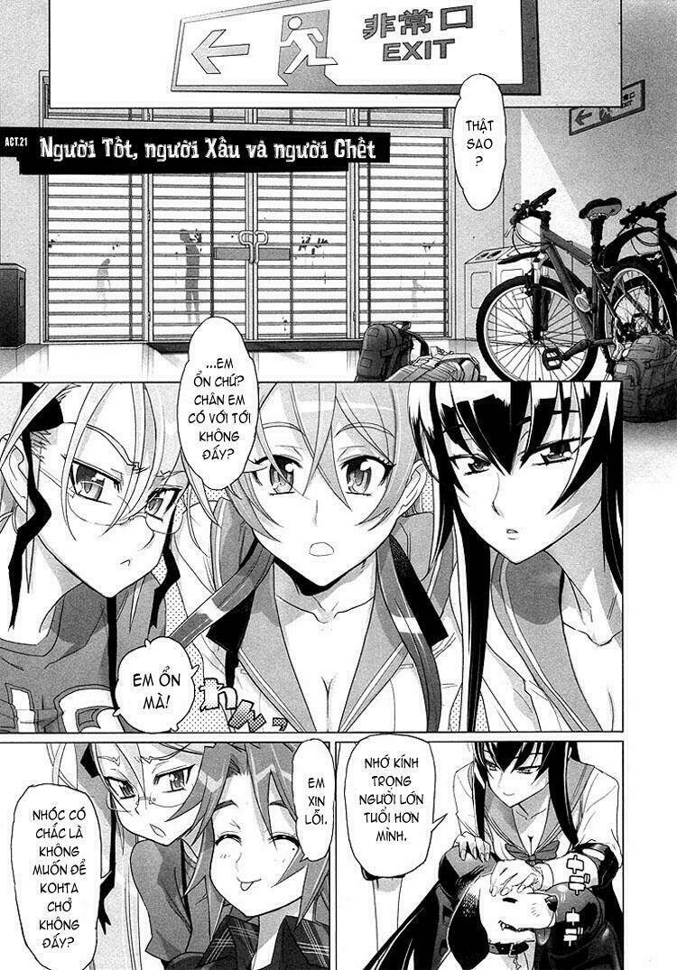 highschool of the dead chapter 21: - người tốt, người  ... - Trang 2