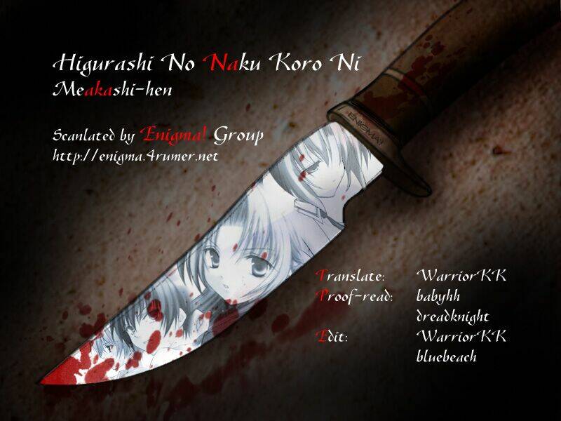 Higurashi No Naku Koro Ni Kai - Meakashi-Hen Chapter 1 - Next Chapter 2