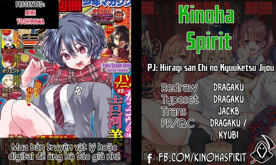 hiiragi-san chi no kyuuketsu jijou chapter 7 - Trang 2