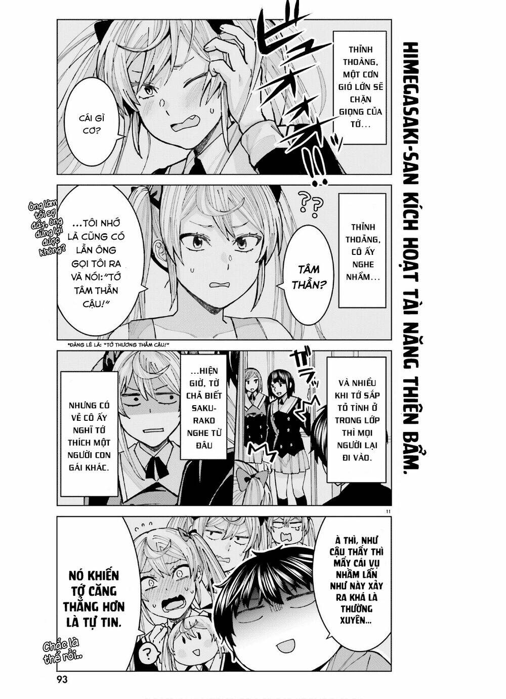 HIMEGASAKI SAKURAKO WA KYOUMO FUBIN KAWAII! Chapter 7 - Trang 2