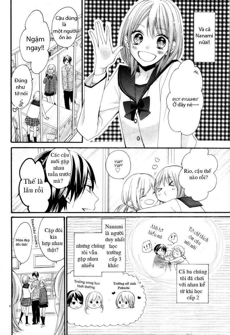 Himitsu No Sankaku Kataomoi Chapter 1 - Trang 2