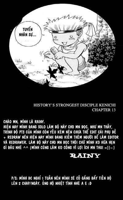 History’s Strongest Disciple Kenichi Chapter 13 - Next Chapter 14