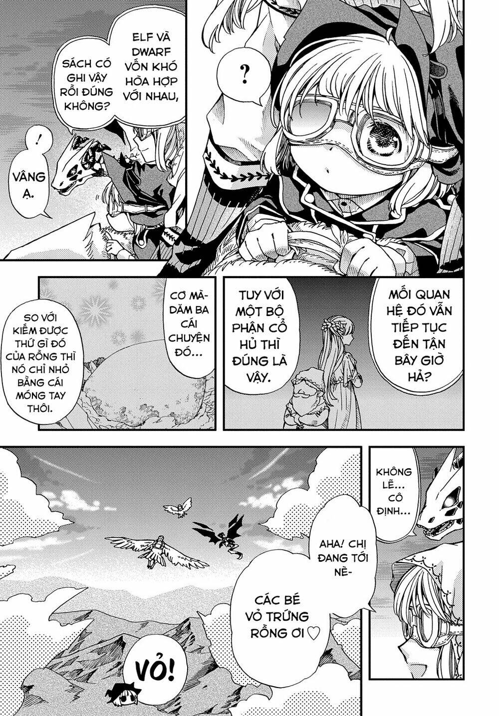 hone dragon no mana musume chapter 9: dwarf, quay về làng - Next chapter 10: rượt đuổi