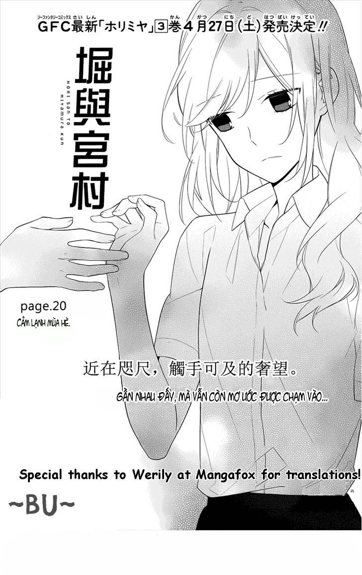 horimiya chapter 20 - Next chapter 21