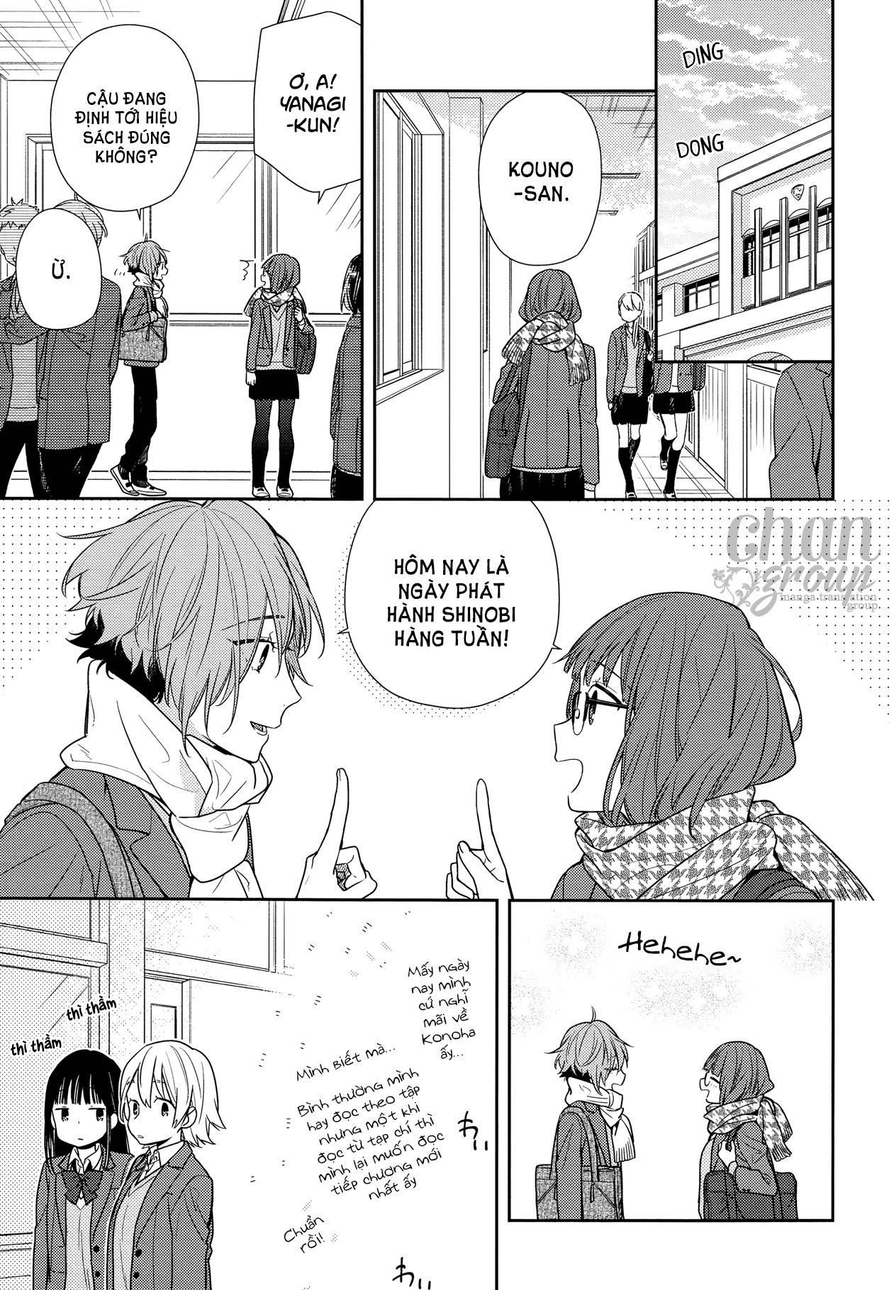 horimiya chapter 84: - ngày phát hành - Next chapter 85: - giữ bí mật