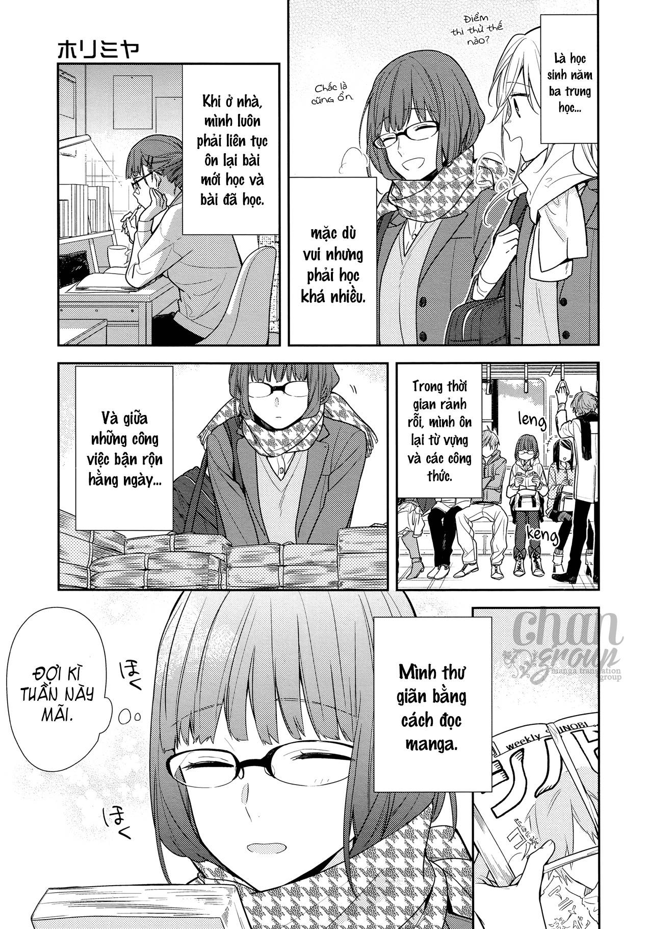 horimiya chapter 84: - ngày phát hành - Next chapter 85: - giữ bí mật