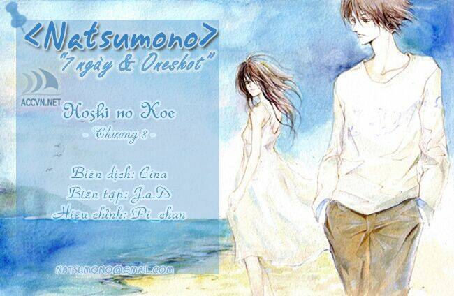 Hoshi No Koe Chapter 8 - Next Chapter 9