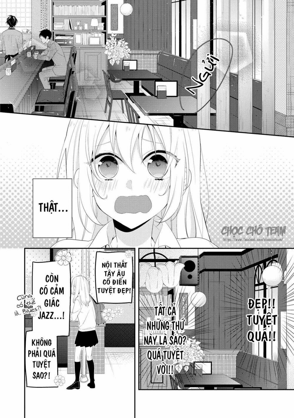 houkago wa kissaten de chapter 1 - Trang 2